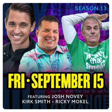Fri Sept 15th @ 7pm - Kirk Smith, Josh Novey and Ricky Mokel