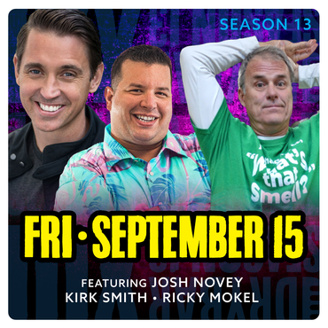 Fri Sept 15th @ 9:30pm - Kirk Smith, Josh Novey and Ricky Mokel