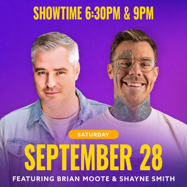 Sat Sept 28th @6:30pm - Brian Moote and Shayne Smith