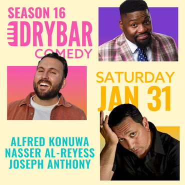 Fri Jan 31st @7pm - Alfred Konuwa, Nasser Al-Reyess and Joseph Anthony