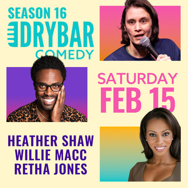 Sat Feb 15th @6:30pm - Heather Shaw, Willie MACC and Retha Jones